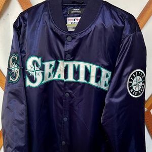 Seattle Mariners Satin Jacket XL